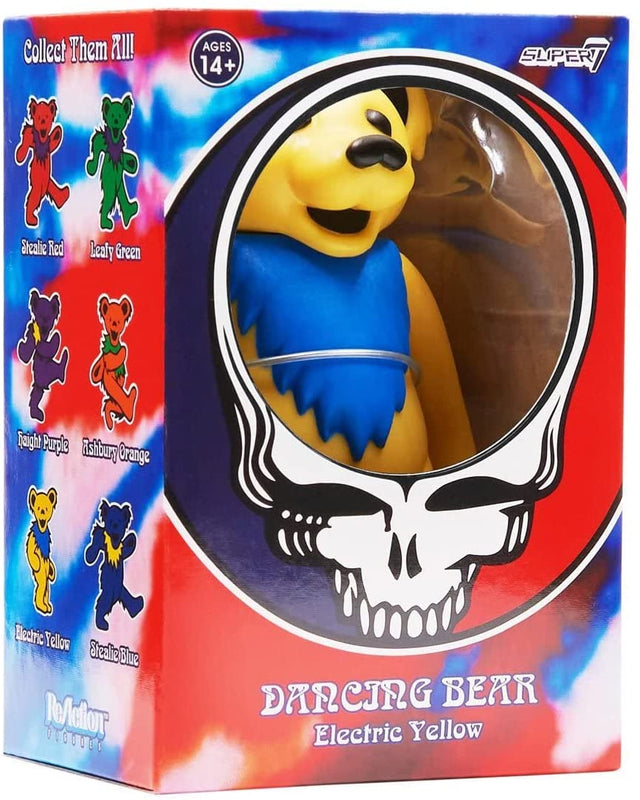 Super7 Dancing Bears Wave 2 Reaction Figure - Electric Yellow [Action Figure]