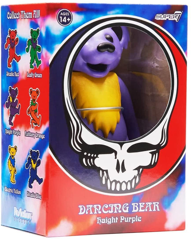 The Grateful Dead - Super7 Dancing Bears Wave 2 Reaction Figure - Haight Purple [Action Figure]