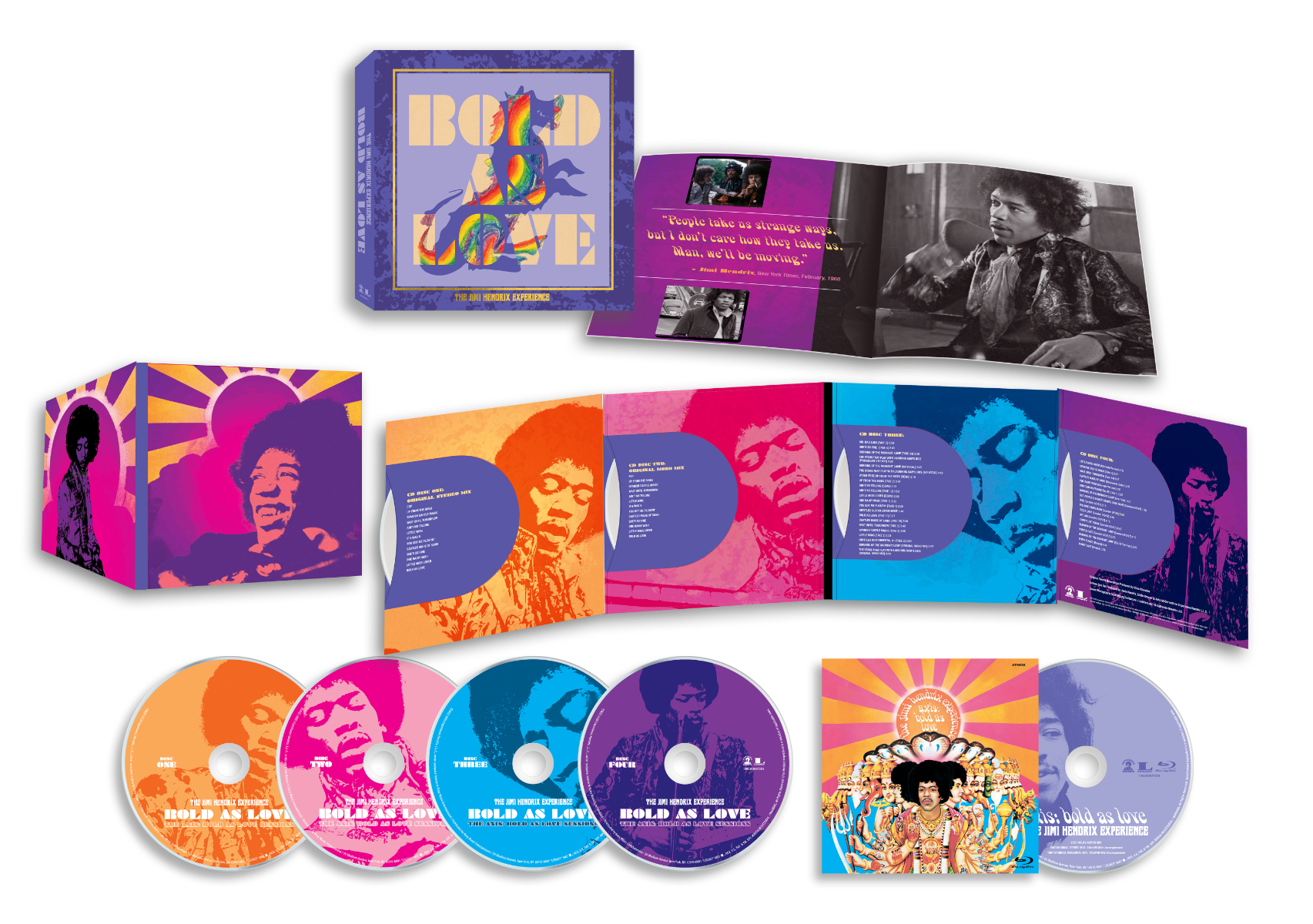 Bold As Love (4CD + Blu-Ray Box Set) [CD]