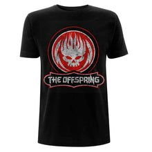 The Offspring - Camiseta con calavera angustiada
