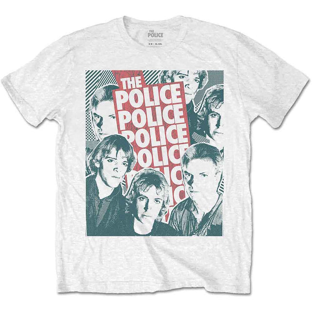 The Police Half-tone Faces T-Shirt