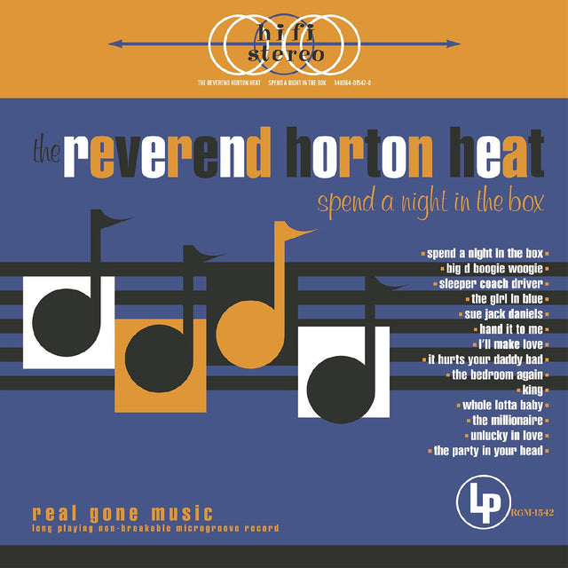 The Reverend Horton Heat Spend a Night in the Box (GOLD VINYL) Vinyl - Paladin Vinyl