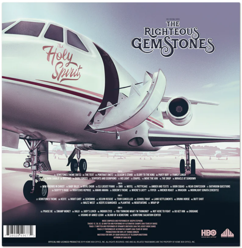 The Righteous Gemstone Season 1 Original Series Soundtrack Music (2LP Gold/White, plus 7" & booklet) [Vinyl]