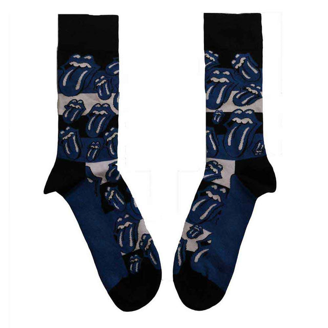 The Rolling Stones Blue Tongues Socks