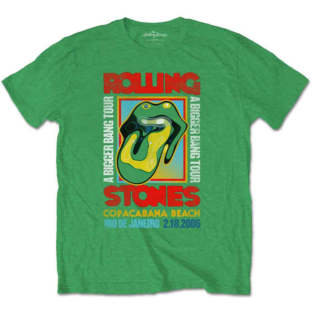 The Rolling Stones - Camiseta verde Copacabana