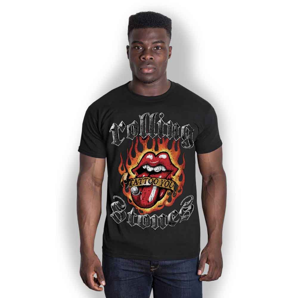 The Rolling Stones - Flaming Tattoo Tongue [T-Shirt]