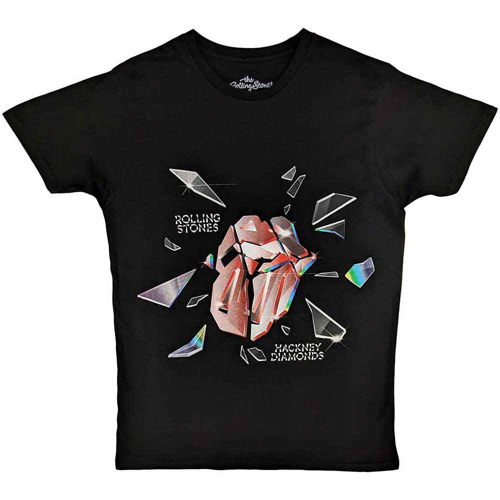 Camiseta de los Rolling Stones con la explosión de diamantes en Hackney