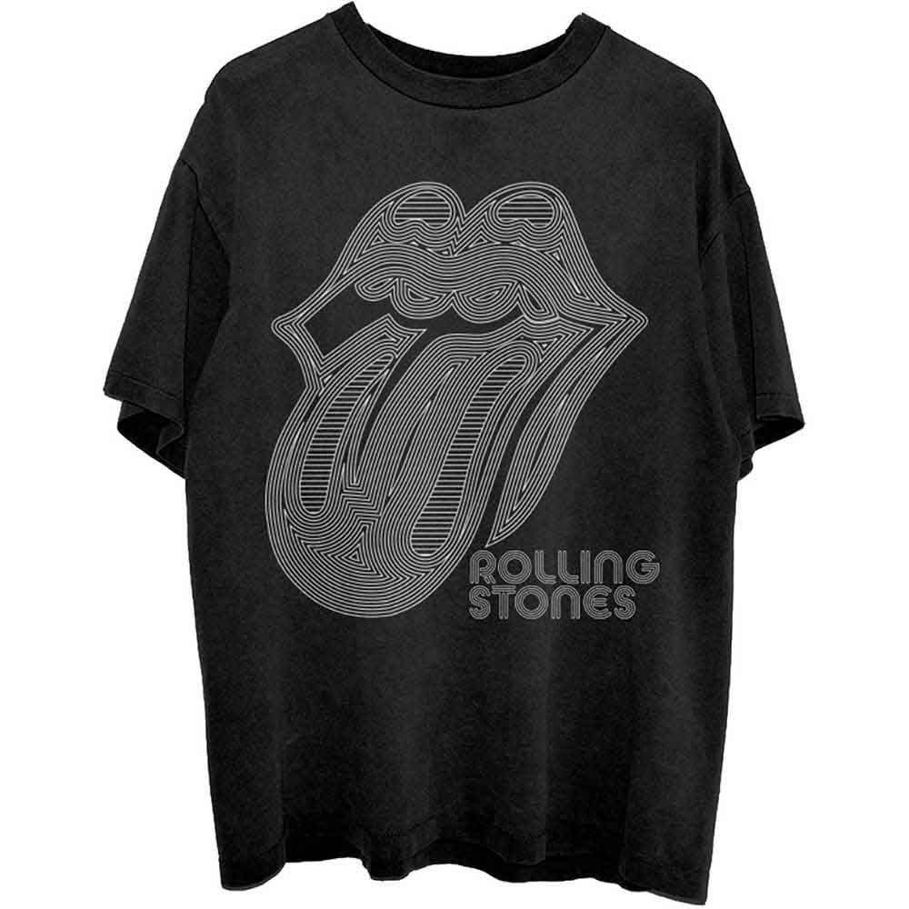 The Rolling Stones - Camiseta con lengua holográfica