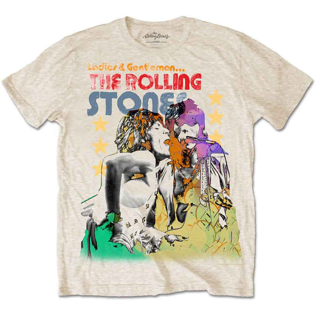 The Rolling Stones - Mick &amp; Keith Acuarela Estrellas [Camiseta]