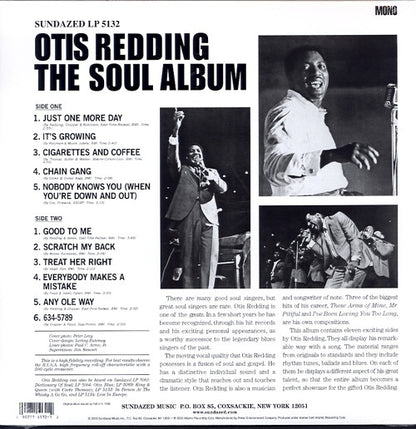 Otis Redding - Álbum The Soul [Vinilo]