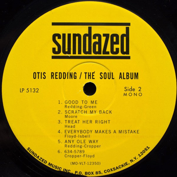 Otis Redding - Álbum The Soul [Vinilo]