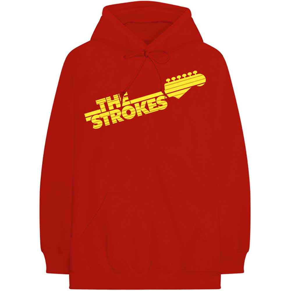 The Strokes - Sudadera con capucha con el logotipo de traste de guitarra