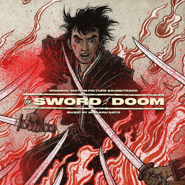 Masaru Sato - The Sword of Doom OST (Black, Bone and Blood Swirl, Insert) [Vinyl]