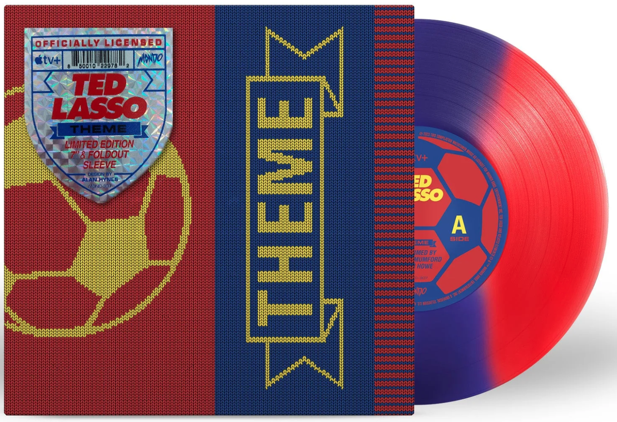 The Ted Lasso Theme (7", 45 RPM, Limited, Blue/Red Tri-Stripe "AFC Richmond Edition") [Vinyl]
