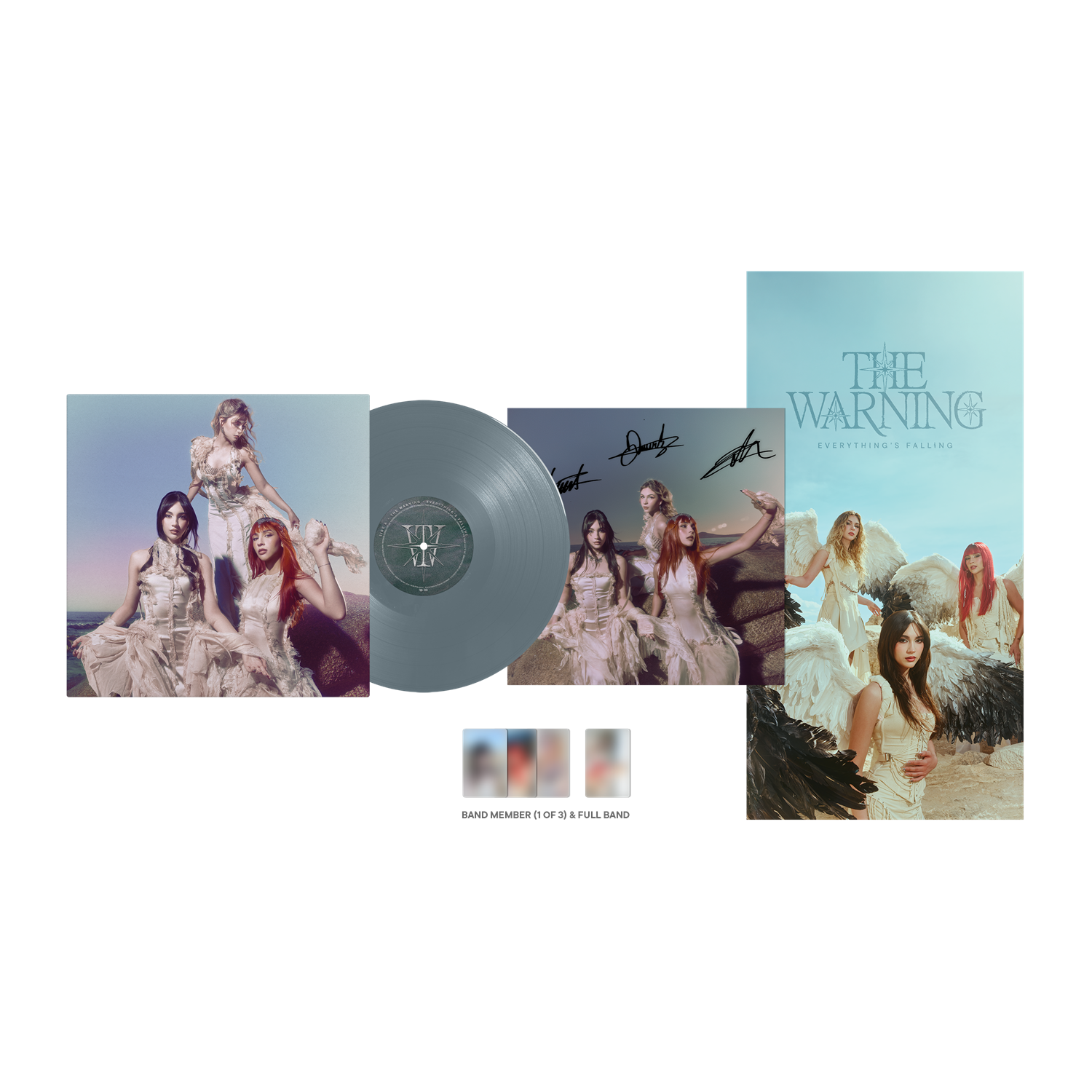 The Warning - Everything’s Falling (Indie Exclusive) [Deep Ocean Lp] [Signed Insert/Alt Cover] [Vinyl]