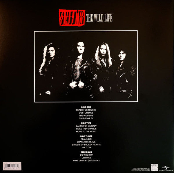 Slaughter - The Wild Life (Red & White, 180g, 2LP) [Vinyl] - Paladin Vinyl