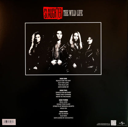 Slaughter - The Wild Life (Red & White, 180g, 2LP) [Vinyl] - Paladin Vinyl
