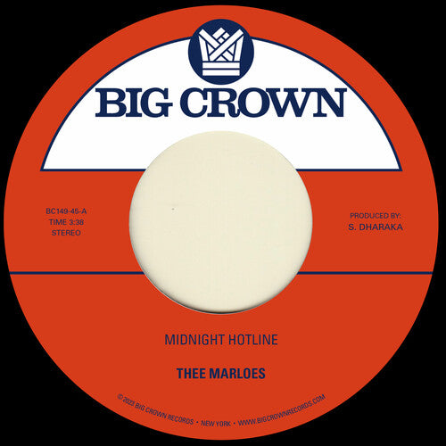 Thee Marloes - Midnite Hotline / Beri Cinta Waktu (sencillo de 7") [Vinilo]