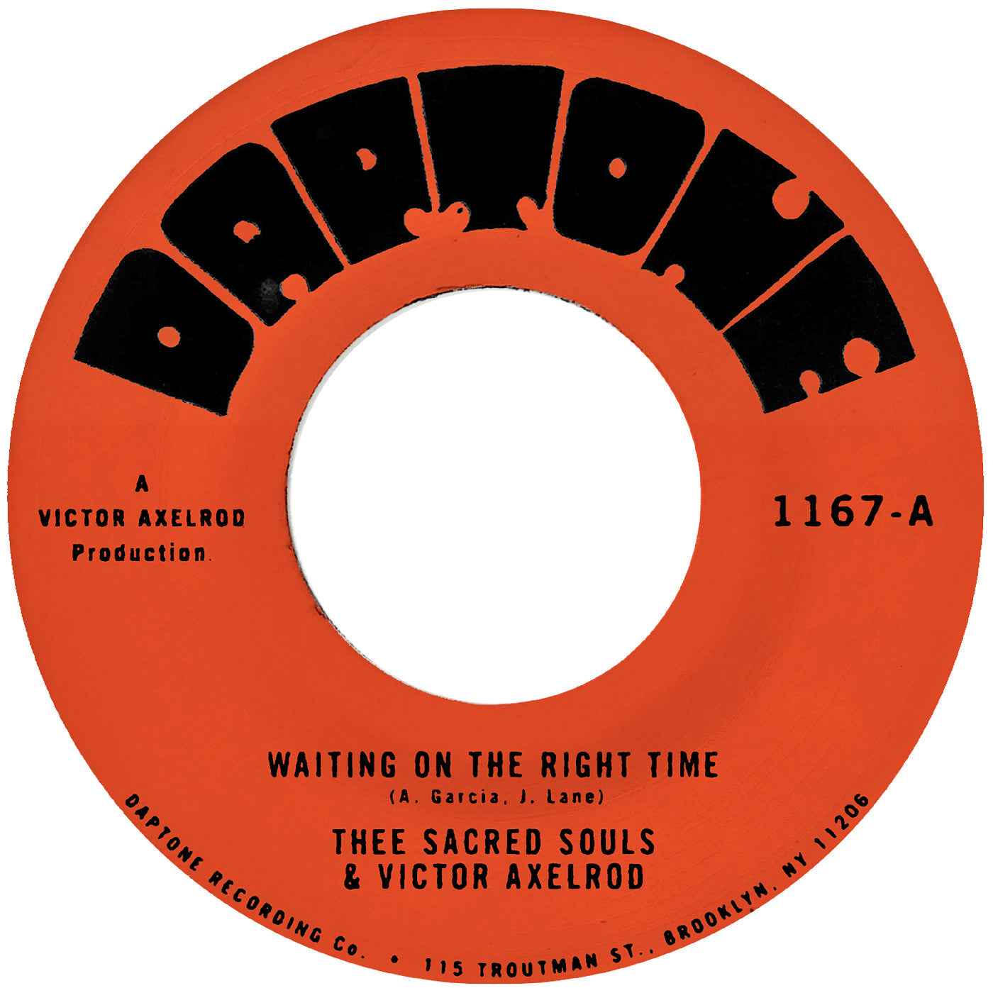 Thee Sacred Souls - Waiting On The Right Time B/W Waiting #2 [Vinyl]