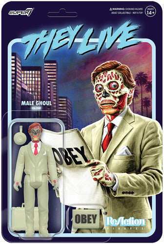 Super7 - They Live ReAction Wave 2 - Male Ghoul (Glow) (Collectible, Figure, Action Figure) [Action Figure]