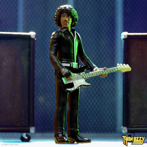 Thin Lizzy - Super7 - Thin Lizzy Reaction Figures - Phil Lynott (Black Leather) (Collectible, Figure, Action Figure) [Action Figure]