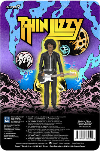 Thin Lizzy - Super7 - Thin Lizzy Reaction Figures - Phil Lynott (Black Leather) (Collectible, Figure, Action Figure) [Action Figure]