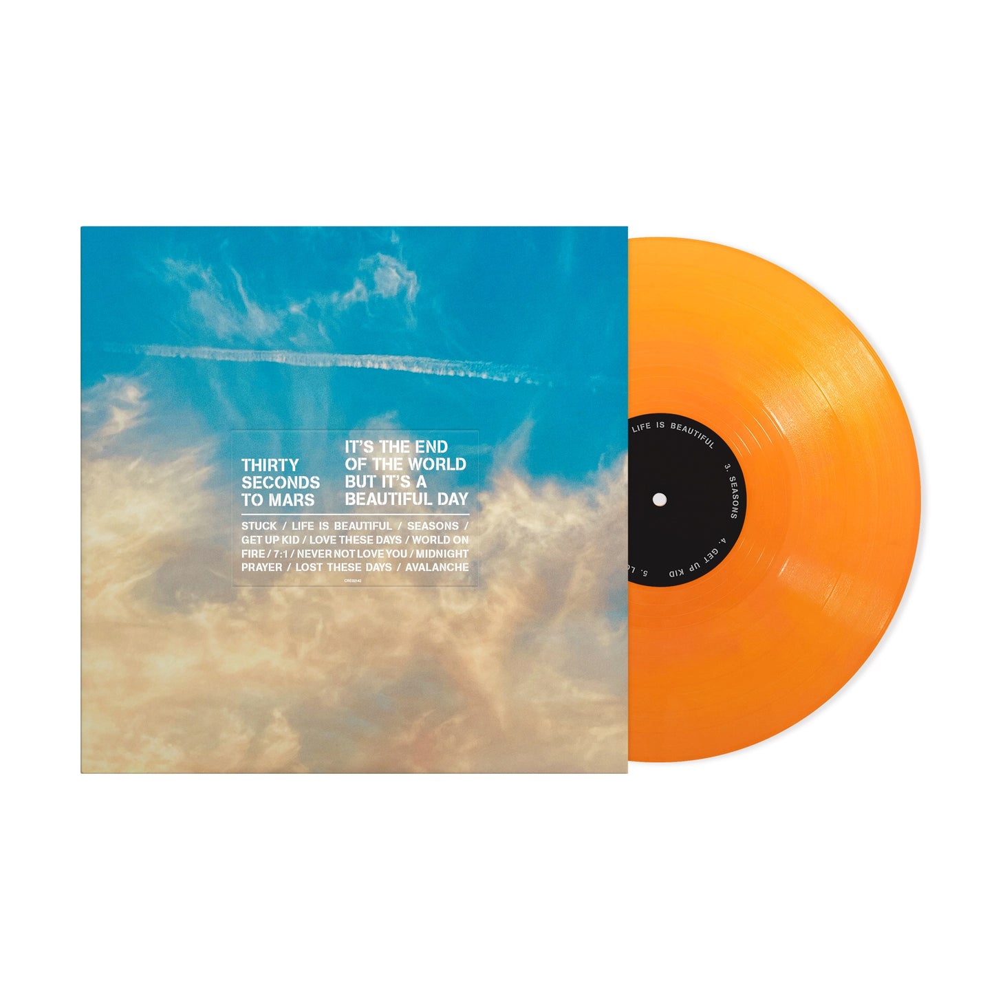 Thirty Seconds To Mars - Es el fin del mundo, pero es un día hermoso [Tangerine LP] [Vinilo]