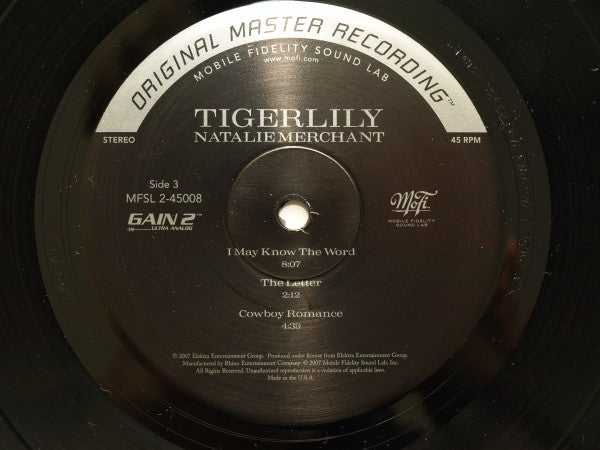 Natalie Merchant - Tigerlily (Mofi, 2 LP de 180 g y 45 RPM) [Vinilo]