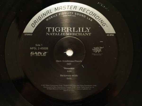 Natalie Merchant - Tigerlily (Mofi, 2 LP de 180 g y 45 RPM) [Vinilo]