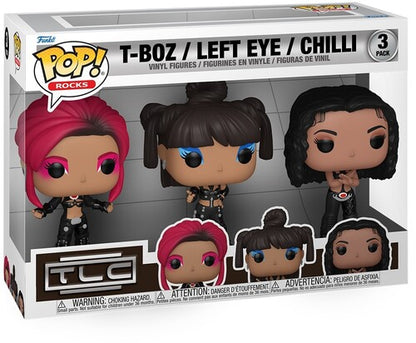 FUNKO POP! Rocks: TLC - Scrubs 3-Pack (Large Item, Action Figure) [Action Figure]