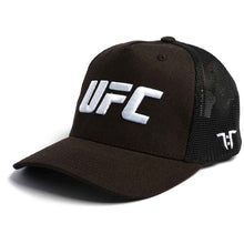 UFC White Logo Mesh [Hat] Black