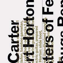 TOM CARTER & ROBERT HORTON DUO - Monsters Of Felt [CD]