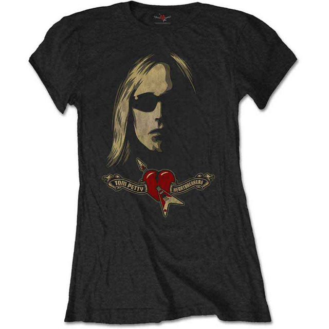 Tom Petty &amp; The Heartbreakers - Gafas de sol y logotipo [Camiseta de manga corta]