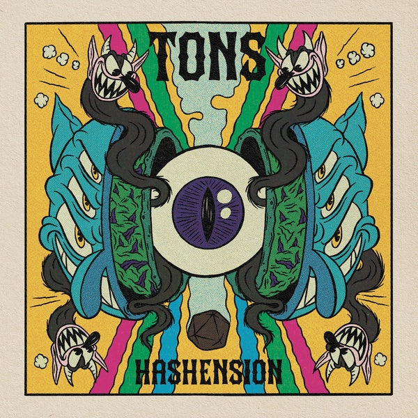 TONS - Hashension (Blue/Yellow/Pink Striped Vinyl) [Vinyl]