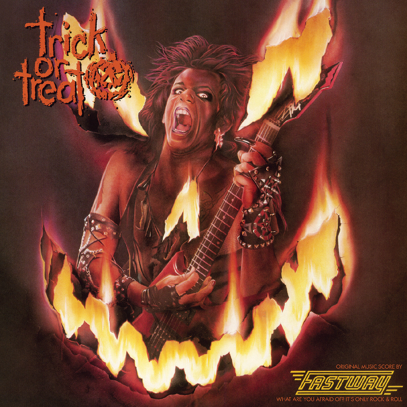 Trick or Treat OST (Pumpkin Orange with Electric Swirl) [Vinyl]