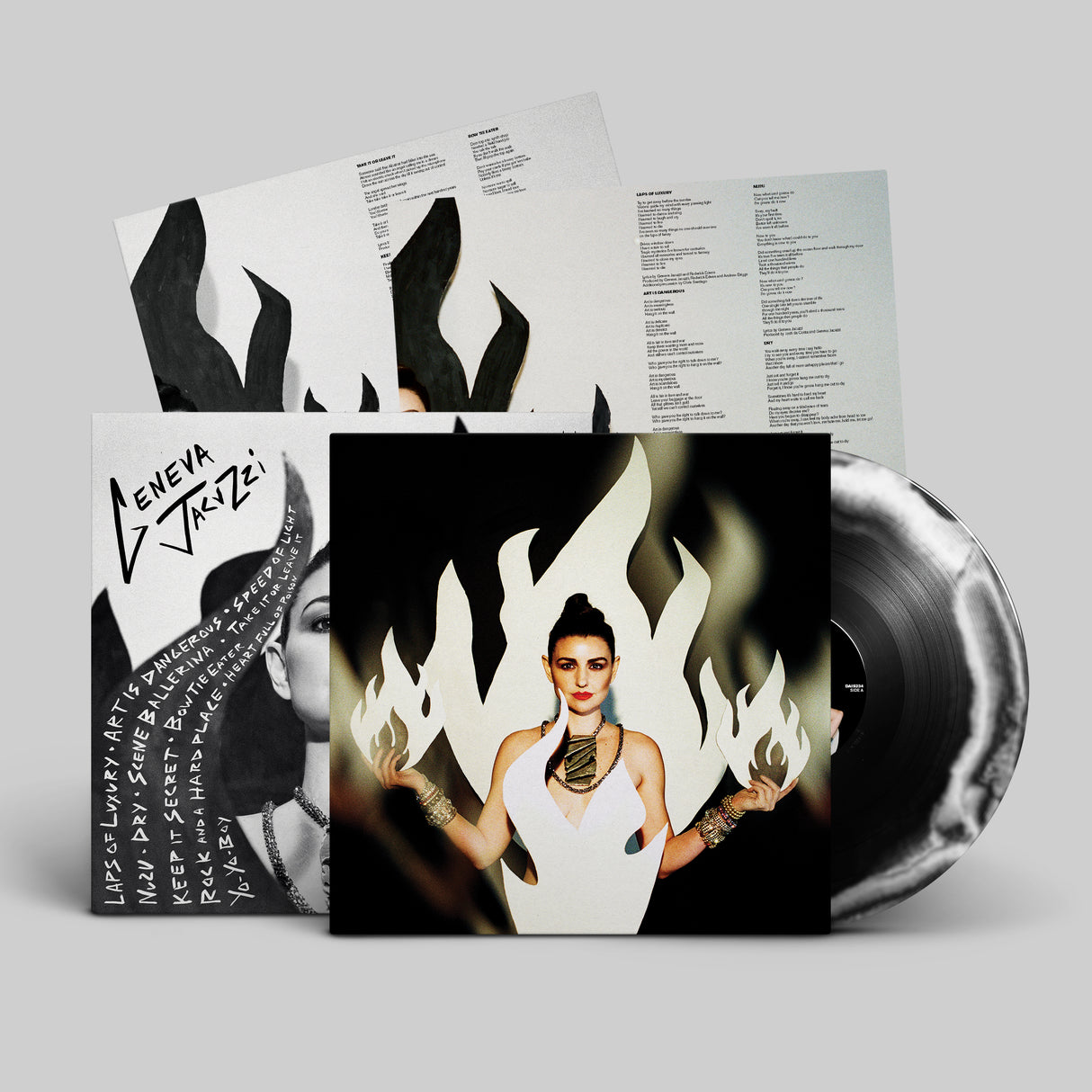 Geneva Jacuzzi - Triple Fire (Black/White Smash) [Vinyl]