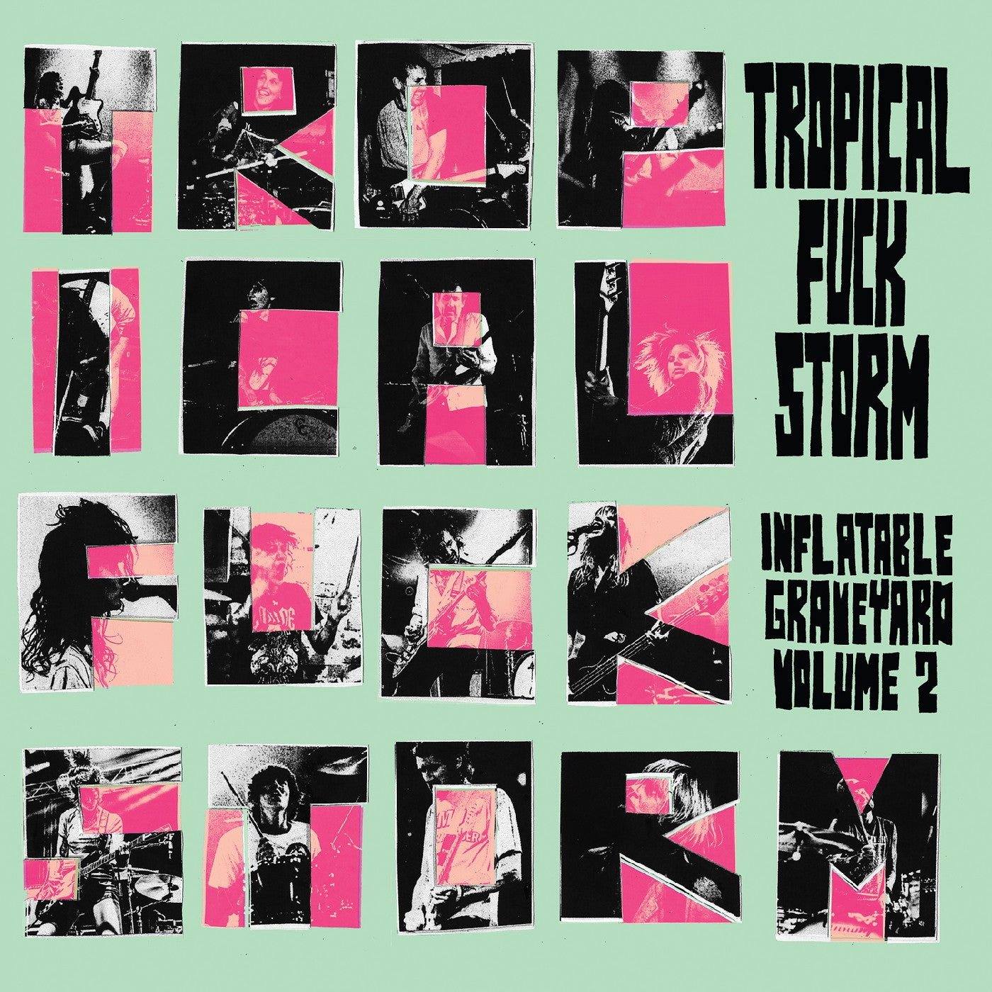 Tropical Fuck Storm - Inflatable Graveyard Vol. 2 (Indie Exclusive, Transparent Turquoise Vinyl) [Vinyl]