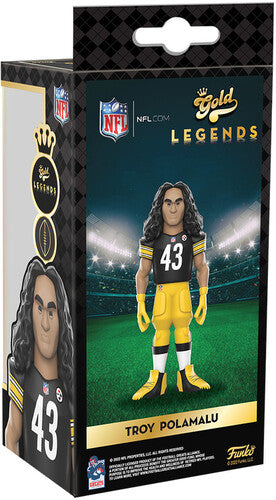 Troy Polamalu - FUNKO GOLD 5 NFL LEGENDS: Steelers - Troy Polamalu (Styles May Vary) (Vinyl Figure) [Action Figure]
