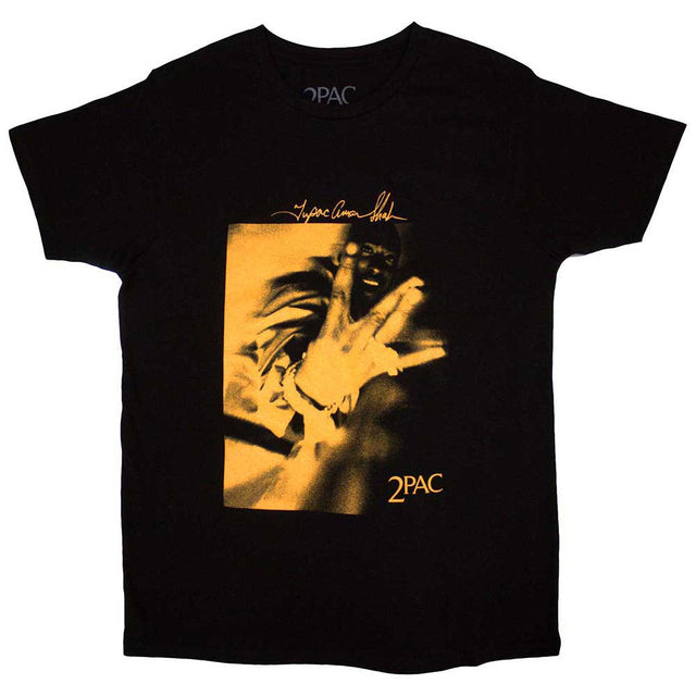 Tupac - Fingers Orange Tone [T-Shirt]