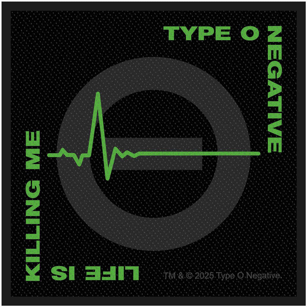 Type O Negative - Life Is Killing Me Standard Patch [Merchandise]