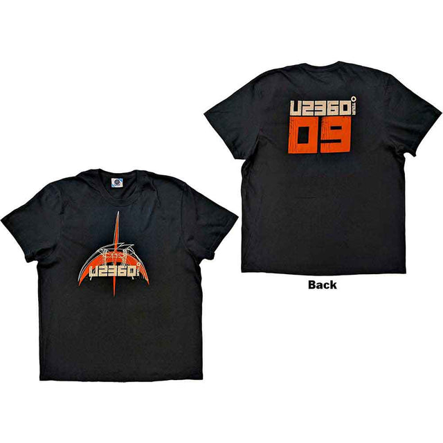 U2 360 Degree Tour 2009 Orange Logo T-Shirt