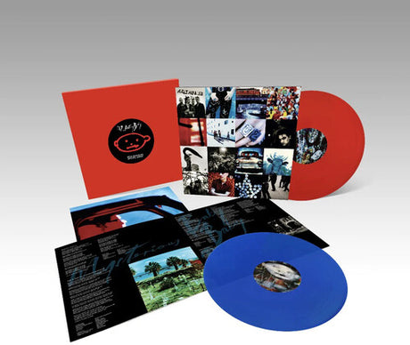 U2 Achtung Baby (Deluxe Edition, Colored Vinyl, Red, Blue, 180 Gram Vinyl) (2 Lp's) Vinyl