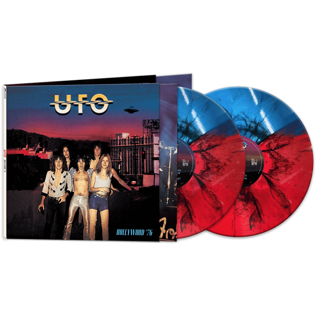 UFO - Hollywood '76 (Vinilo de color, salpicaduras azules y rojas) (2 LP) [Vinilo]