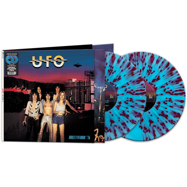 UFO - Hollywood '76 (Edición limitada, vinilo de color azul y rojo salpicado) (2 LP) [Vinilo]