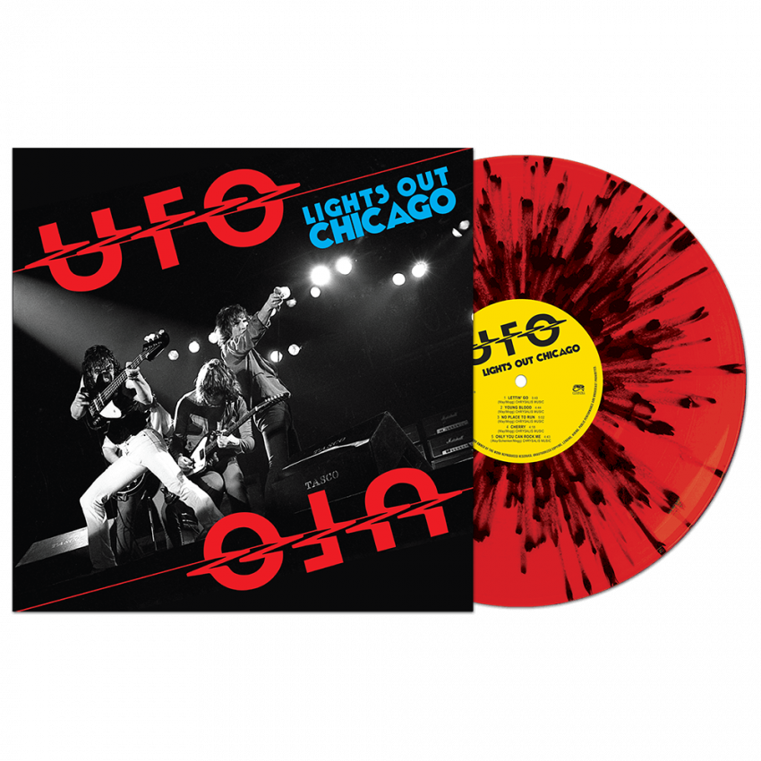 Ufo - Lights Out IN Chicago (Edición limitada, vinilo de color, salpicadura roja y negra) [Vinilo]