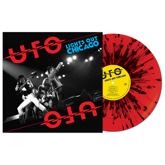 Ufo - Lights Out IN Chicago (Edición limitada, vinilo de color, salpicadura roja y negra) [Vinilo]