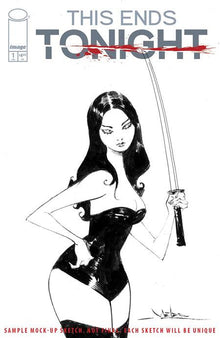 This Ends Tonight #1 (Of 3) F 1:500 Jae Lee Convention Sketch Variant (07/16/2025) Image