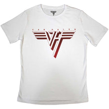 Camiseta de manga corta con el logotipo rojo clásico de Van Halen