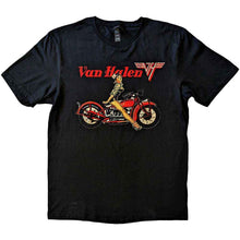 Van Halen - Camiseta con motociclista pin-up