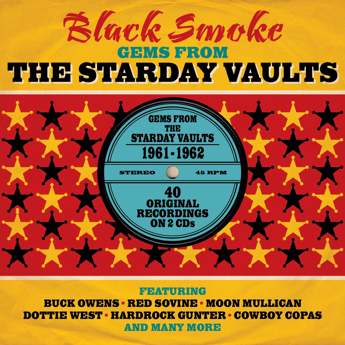 Varios artistas - Black Smoke: Gems from the Starday vaults 1961-1962 Importación] (2 CD) [CD]